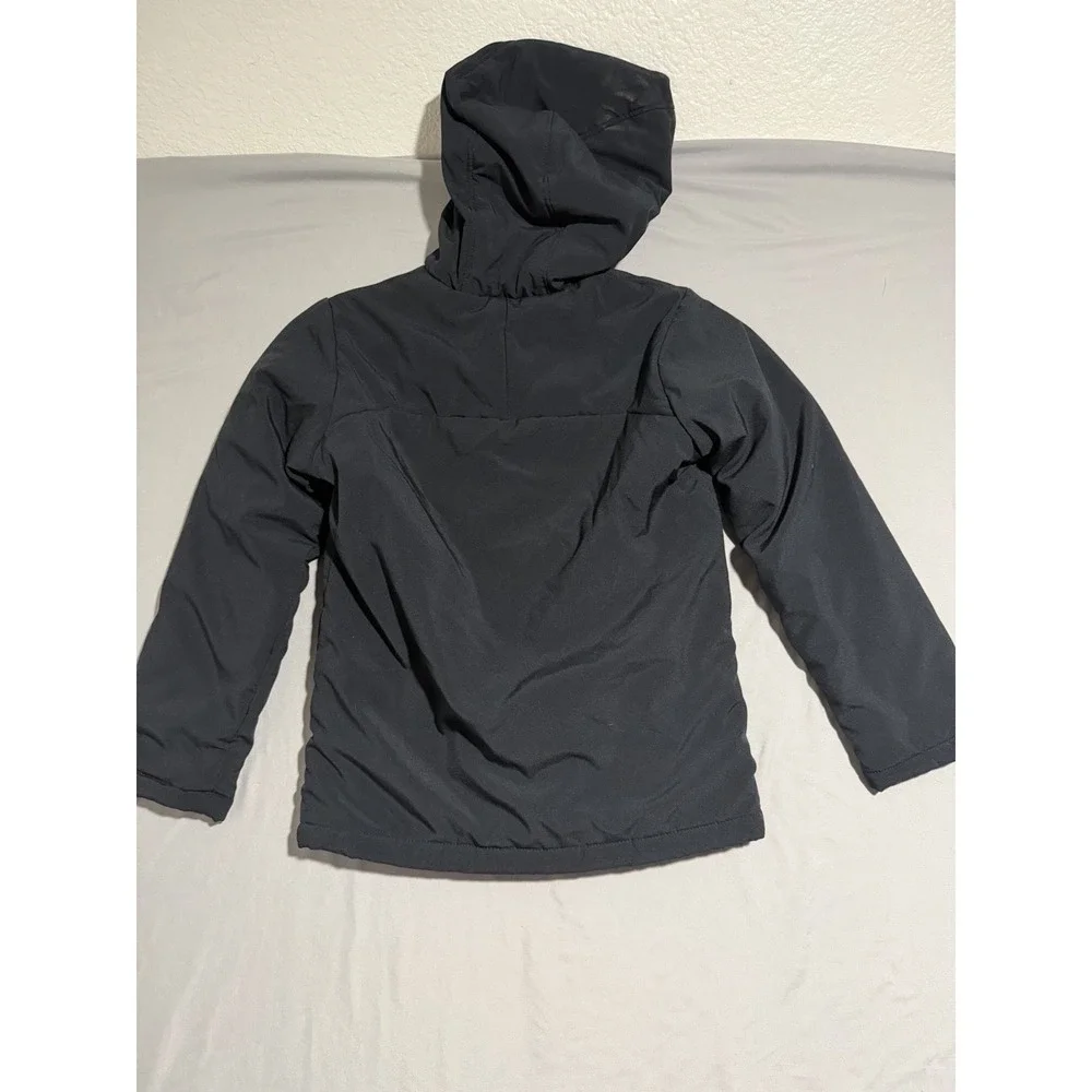 Columbia Sportswear Black Zip Up Jacket w/hood youth‎ Small #573